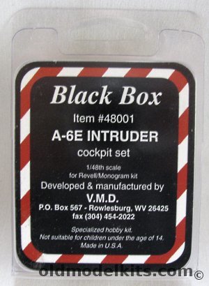 Black Box 1/48 A-6E Intruder Cockpit Set, 48001 plastic model kit